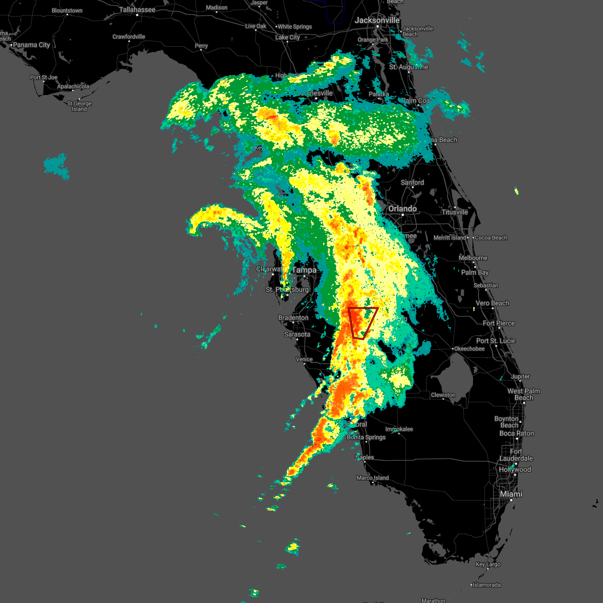 Interactive Hail Maps Hail Map for Bowling Green, FL