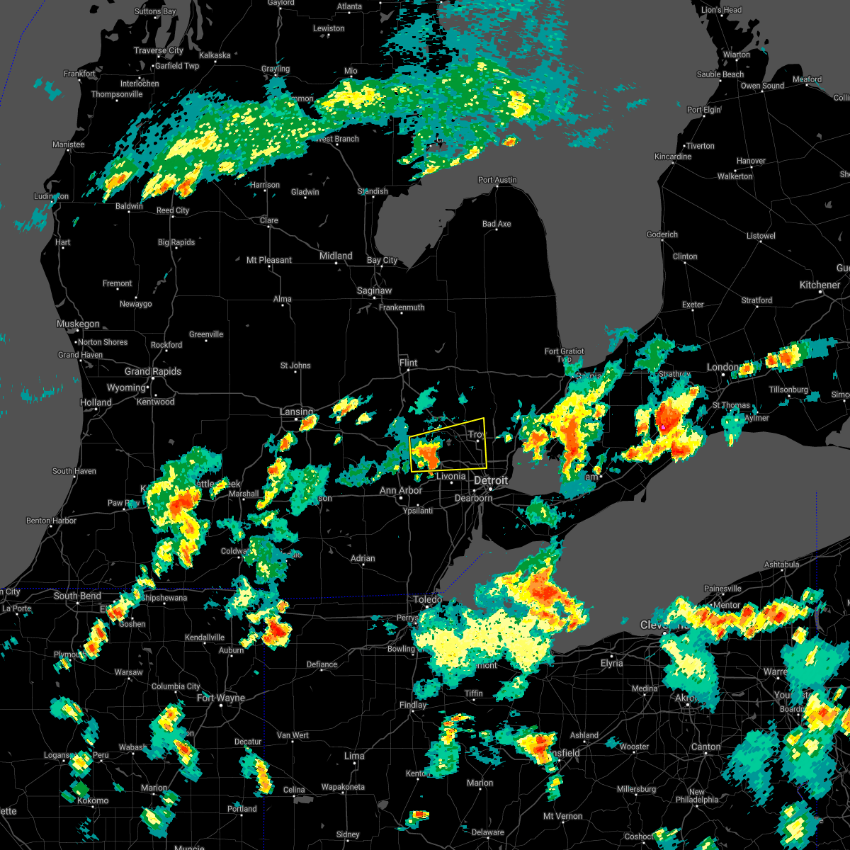 Interactive Hail Maps Hail Map for Walled Lake, MI