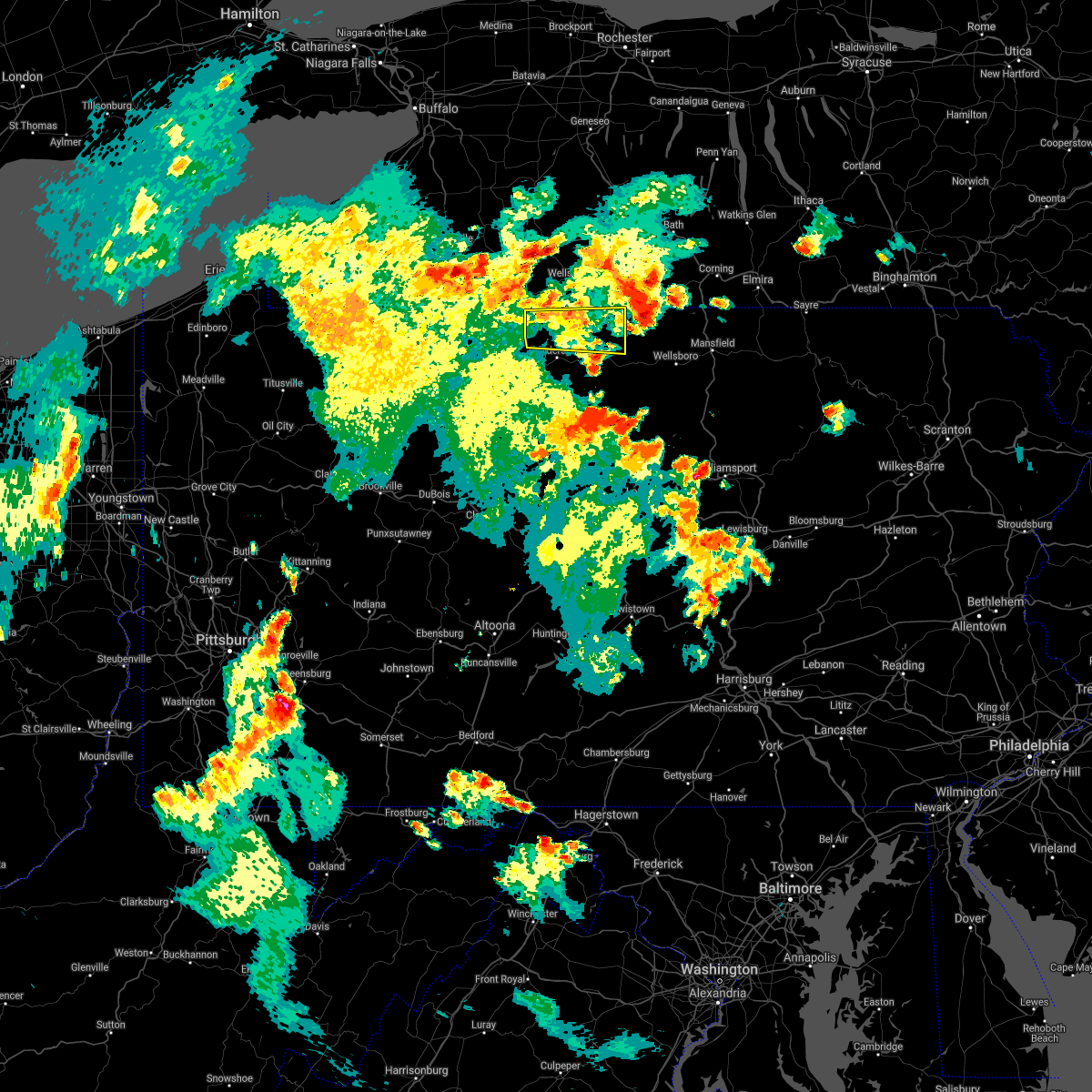 Interactive Hail Maps Hail Map for Ulysses, PA