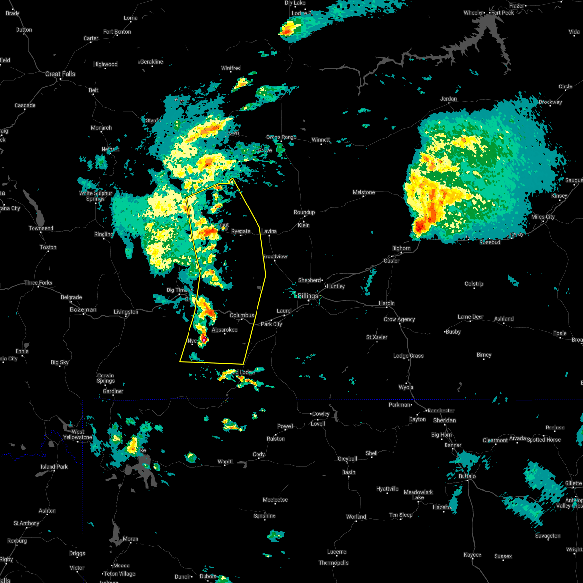 Interactive Hail Maps Hail Map for Roscoe, MT