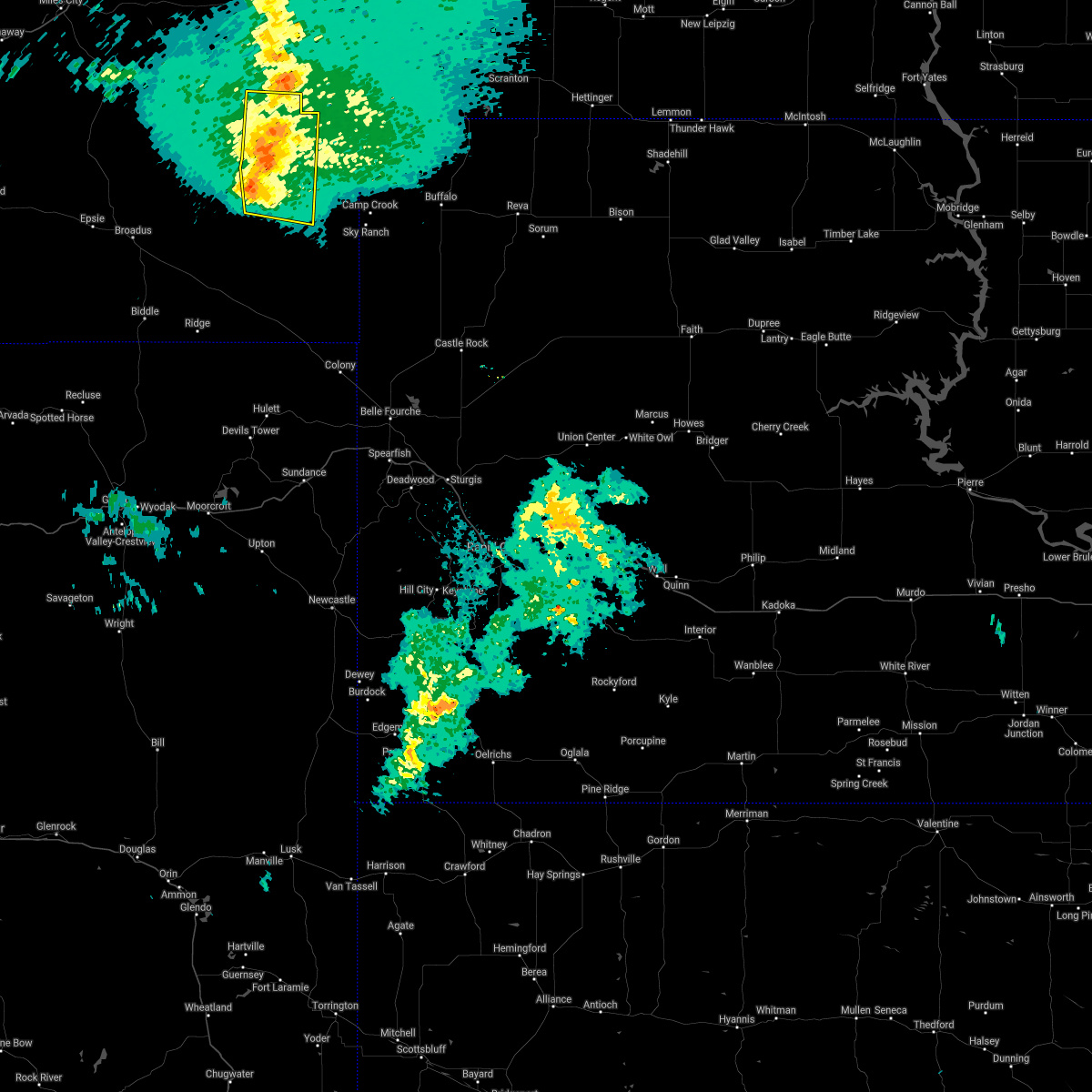 Interactive Hail Maps Hail Map for Ekalaka, MT