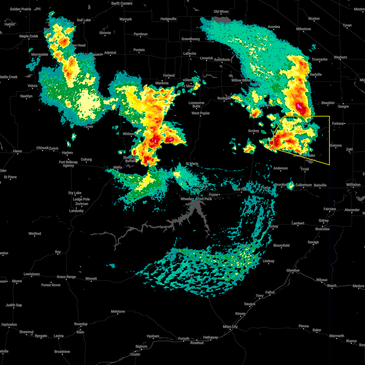 Interactive Hail Maps Hail Map for Plentywood, MT