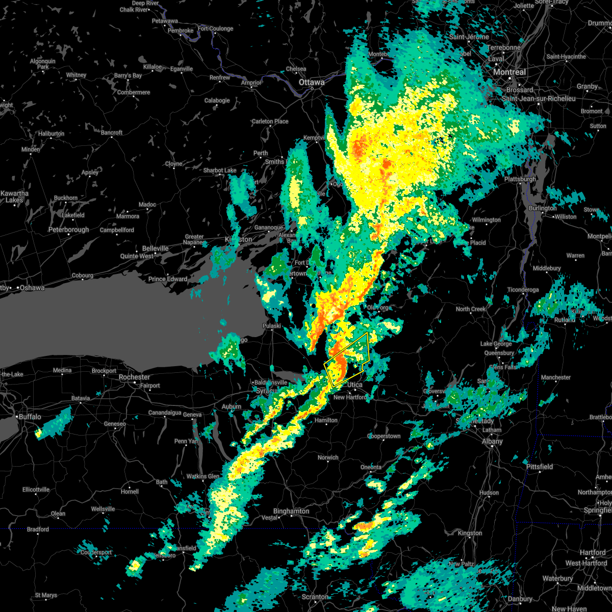 Interactive Hail Maps Hail Map for Barneveld, NY