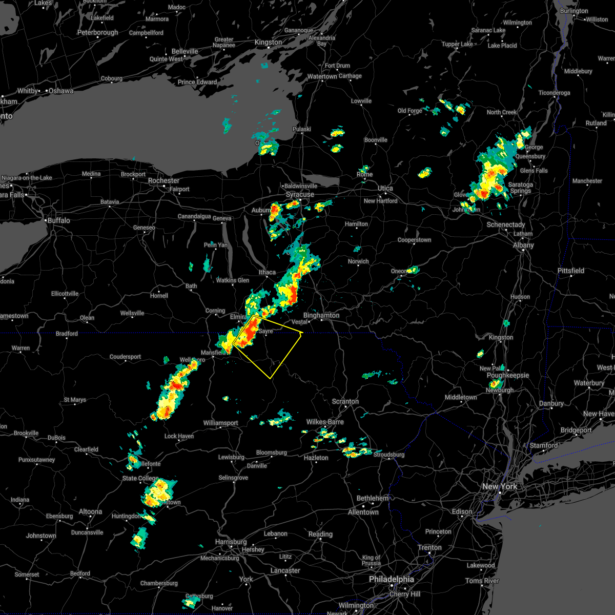 Interactive Hail Maps Hail Map for Towanda, PA