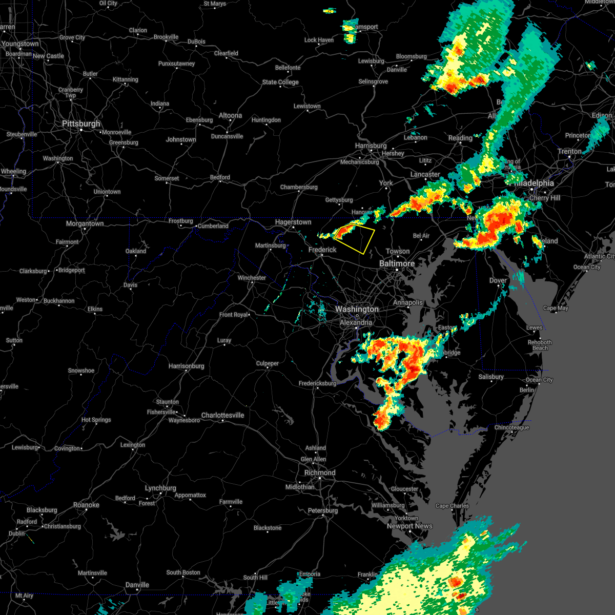 Interactive Hail Maps Hail Map for Union Bridge, MD