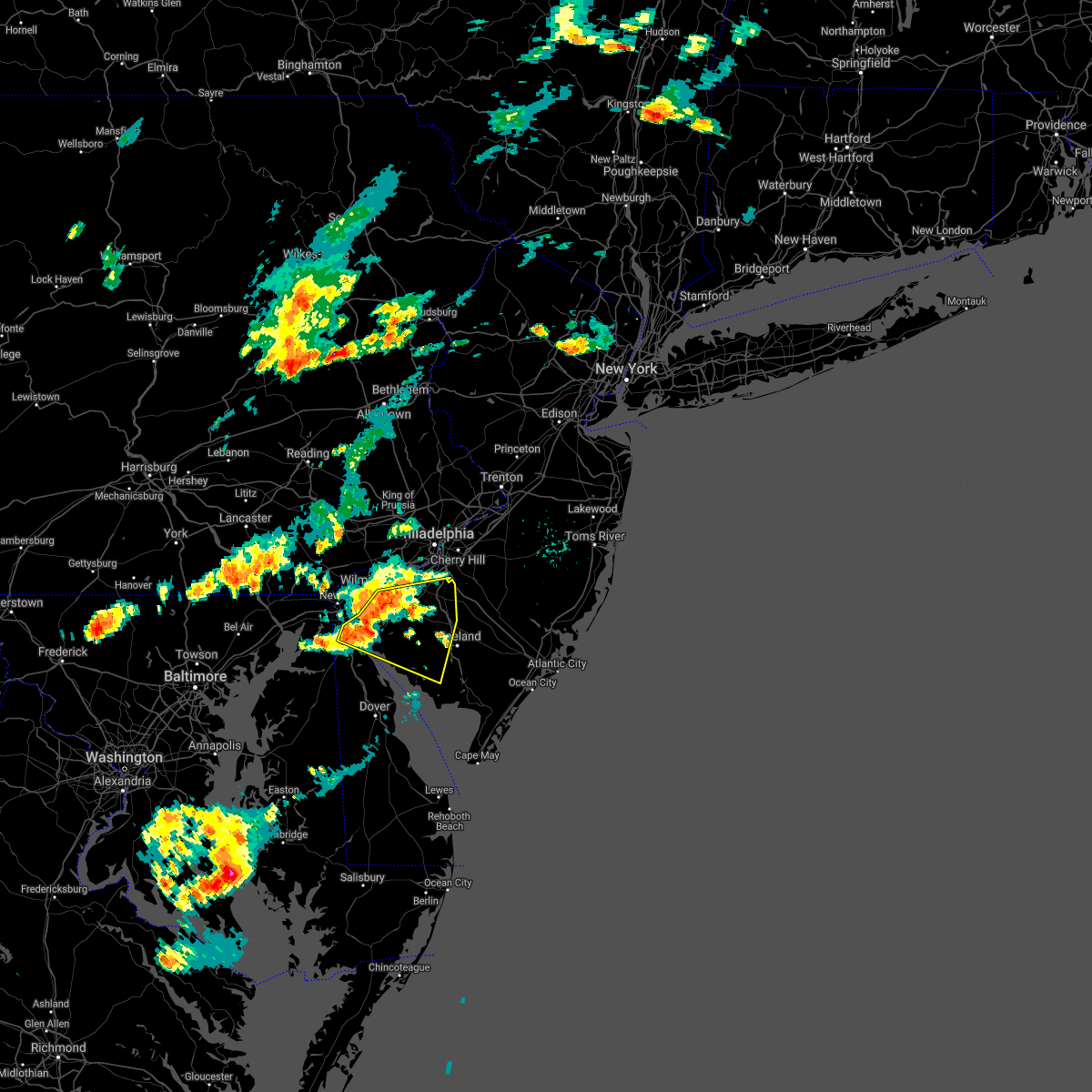 Interactive Hail Maps Hail Map for Elmer, NJ
