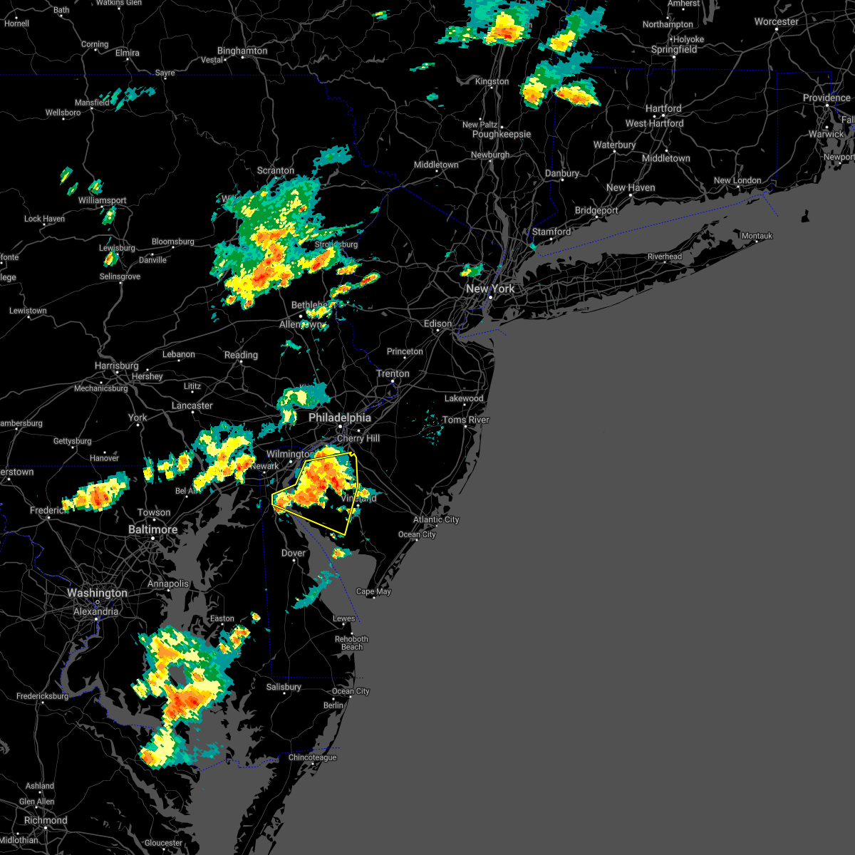 Interactive Hail Maps Hail Map for Elmer, NJ