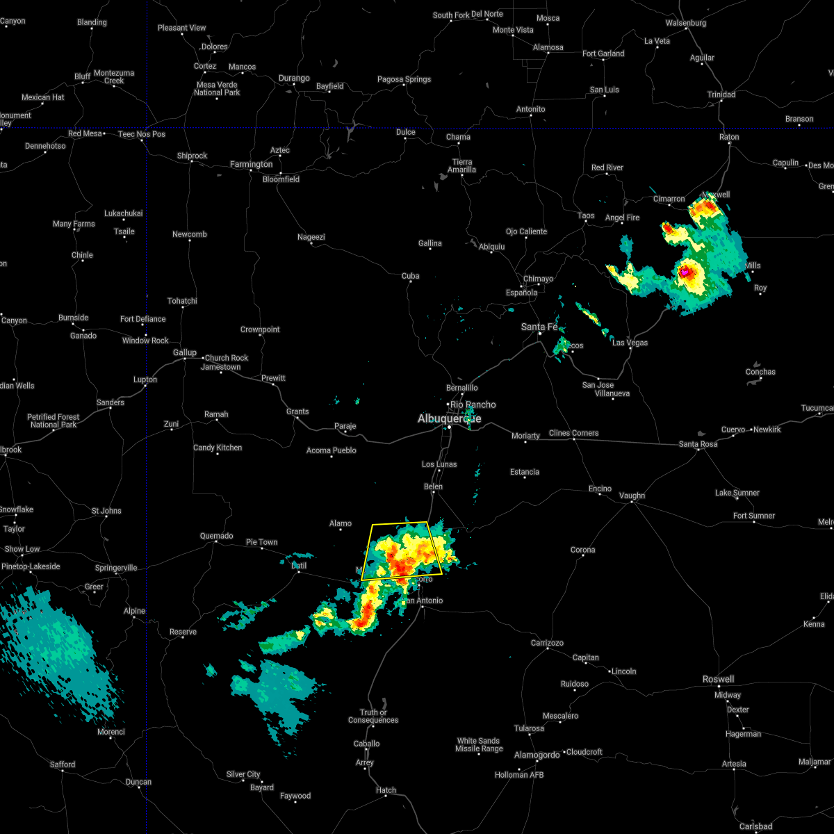 Interactive Hail Maps Hail Map for La Joya, NM