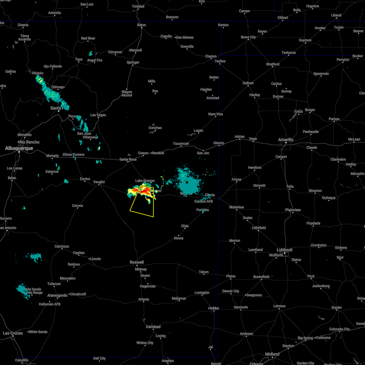 Interactive Hail Maps Hail Map for Fort Sumner, NM
