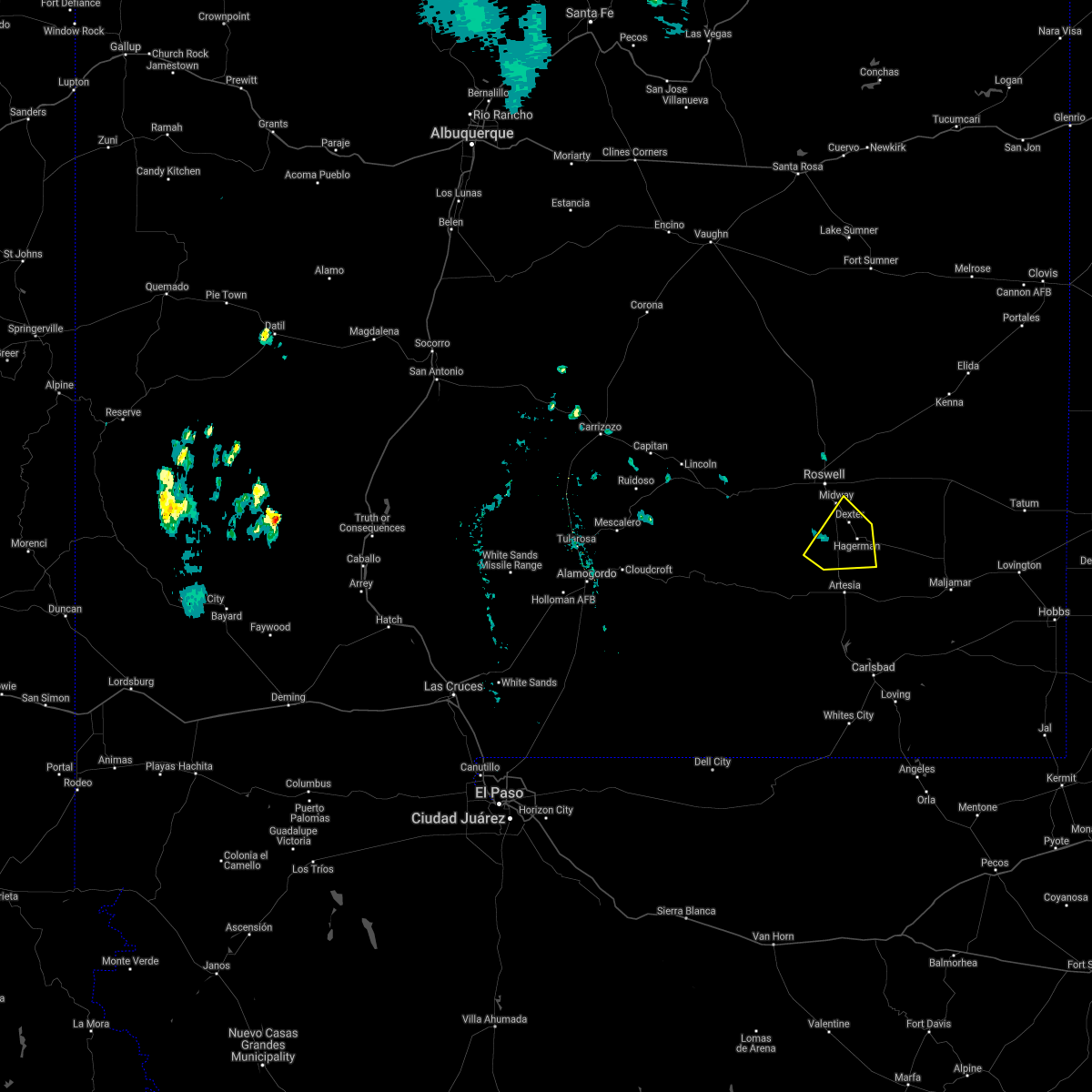 Interactive Hail Maps Hail Map for Midway, NM