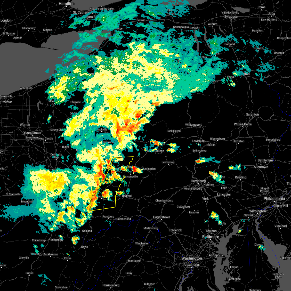 Interactive Hail Maps Hail Map for Ursina, PA