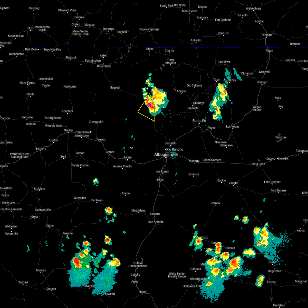 Interactive Hail Maps Hail Map for Cuba, NM