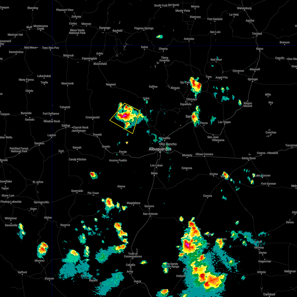 Interactive Hail Maps Hail Map for Torreon, NM