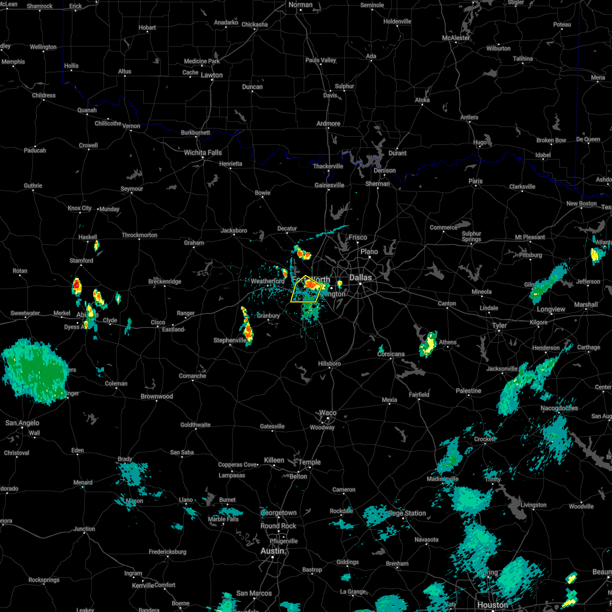 Interactive Hail Maps Hail Map for Fort Worth, TX