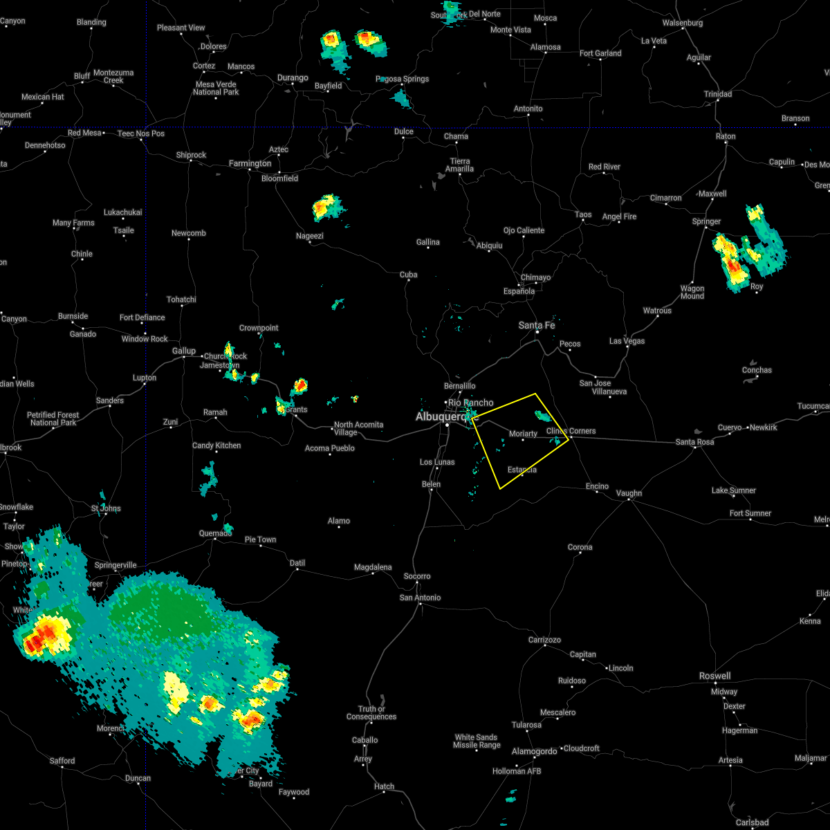 Interactive Hail Maps Hail Map for Edgewood, NM