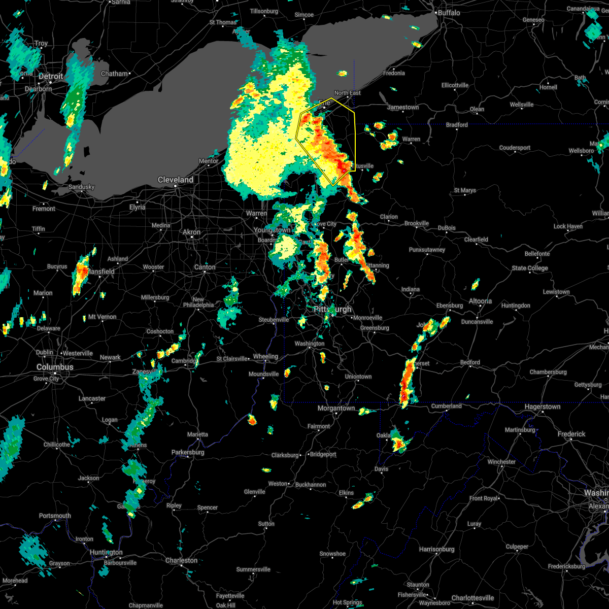 Interactive Hail Maps Hail Map for Girard, PA