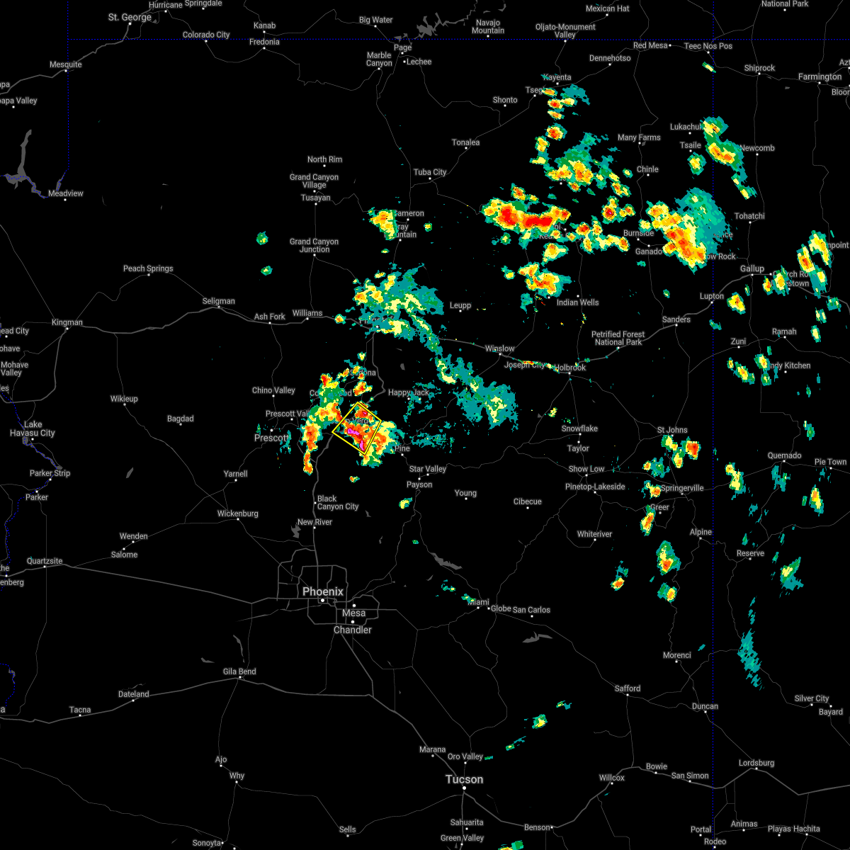 Interactive Hail Maps Hail Map for Lake Montezuma, AZ