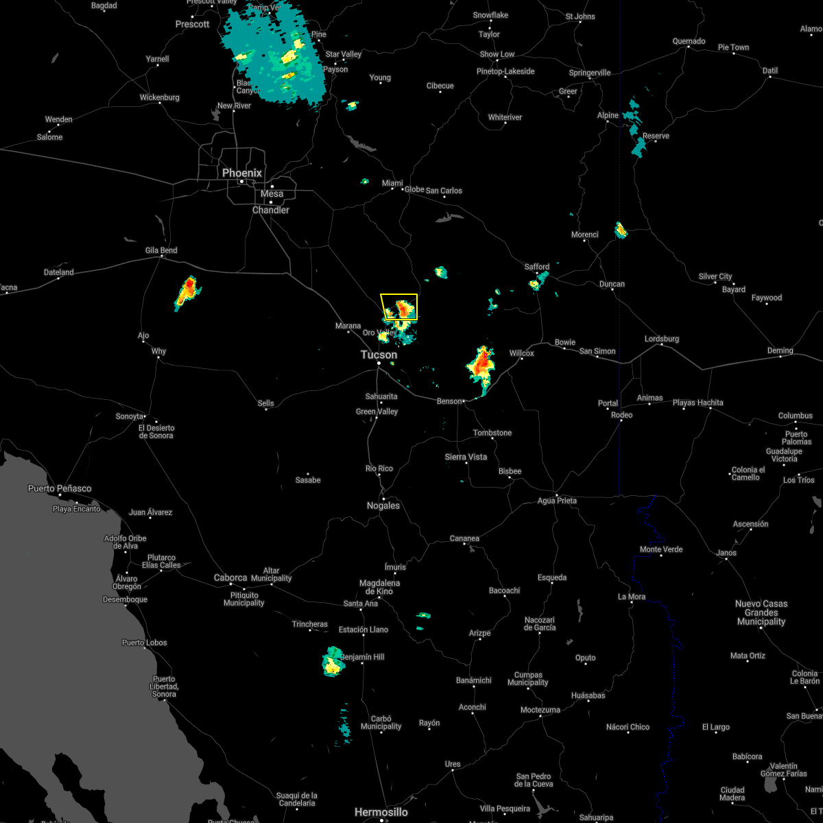 Interactive Hail Maps Hail Map for San Manuel, AZ