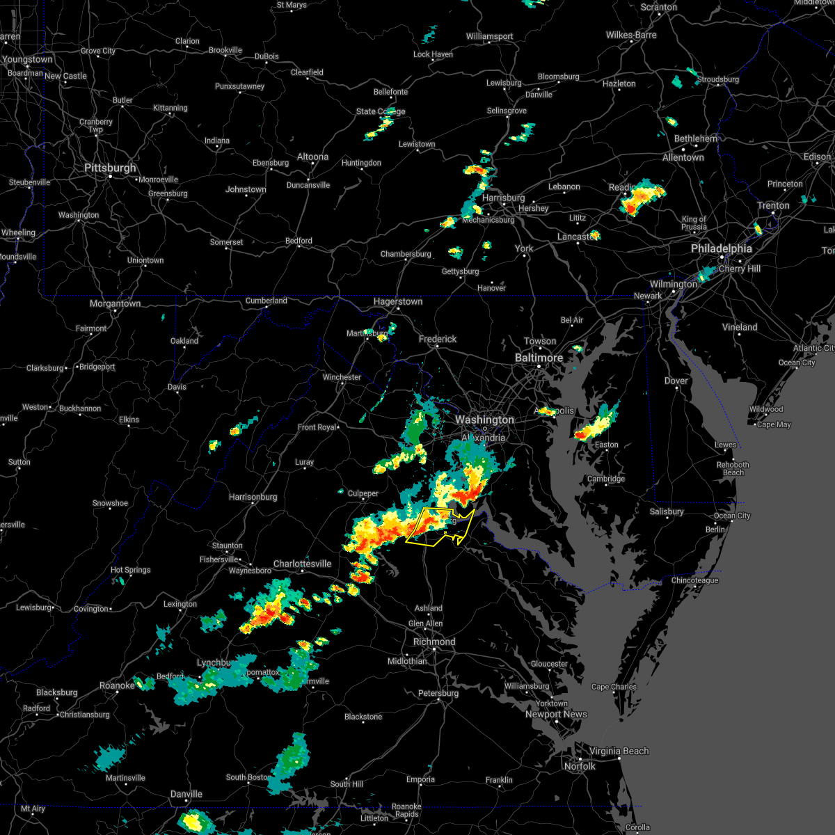 Interactive Hail Maps Hail Map for Fredericksburg, VA