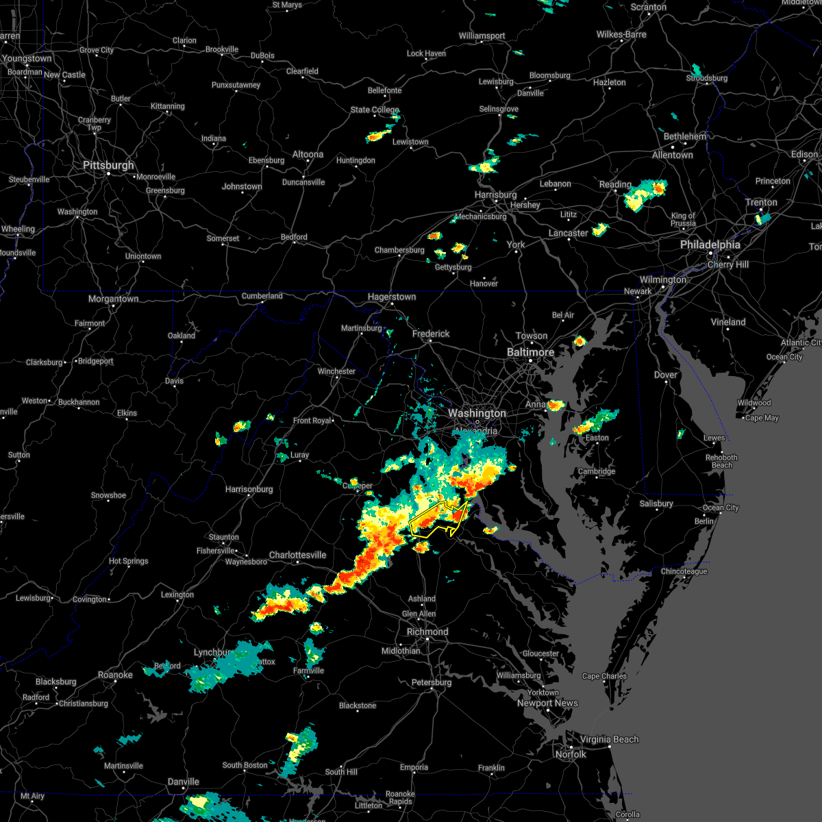 Interactive Hail Maps Hail Map for Fredericksburg, VA