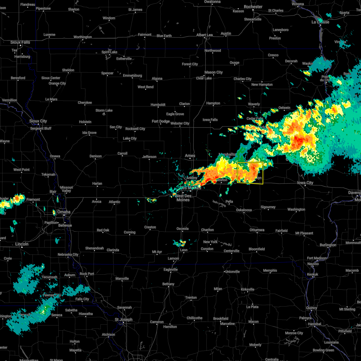 Interactive Hail Maps Hail Map for Brooklyn, IA
