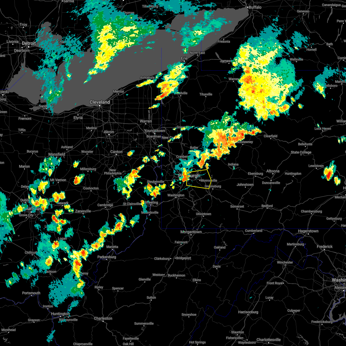 Interactive Hail Maps Hail Map for PA