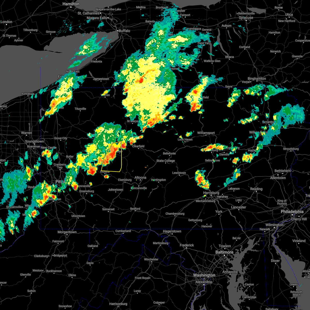 Interactive Hail Maps Hail Map for Creekside, PA