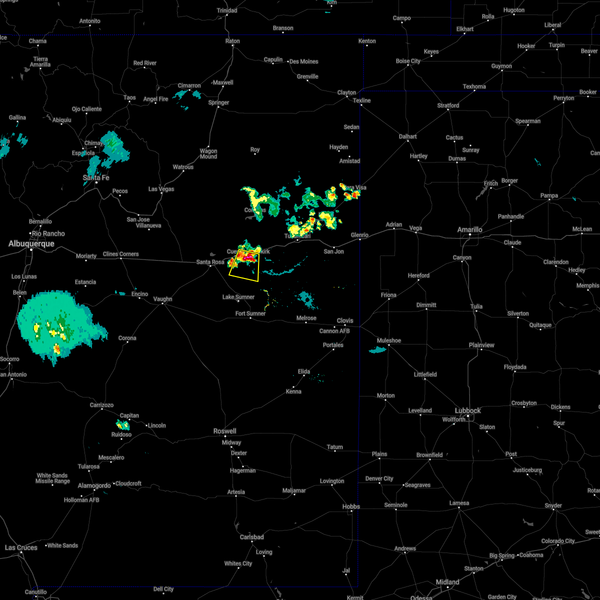 Interactive Hail Maps Hail Map for Newkirk, NM
