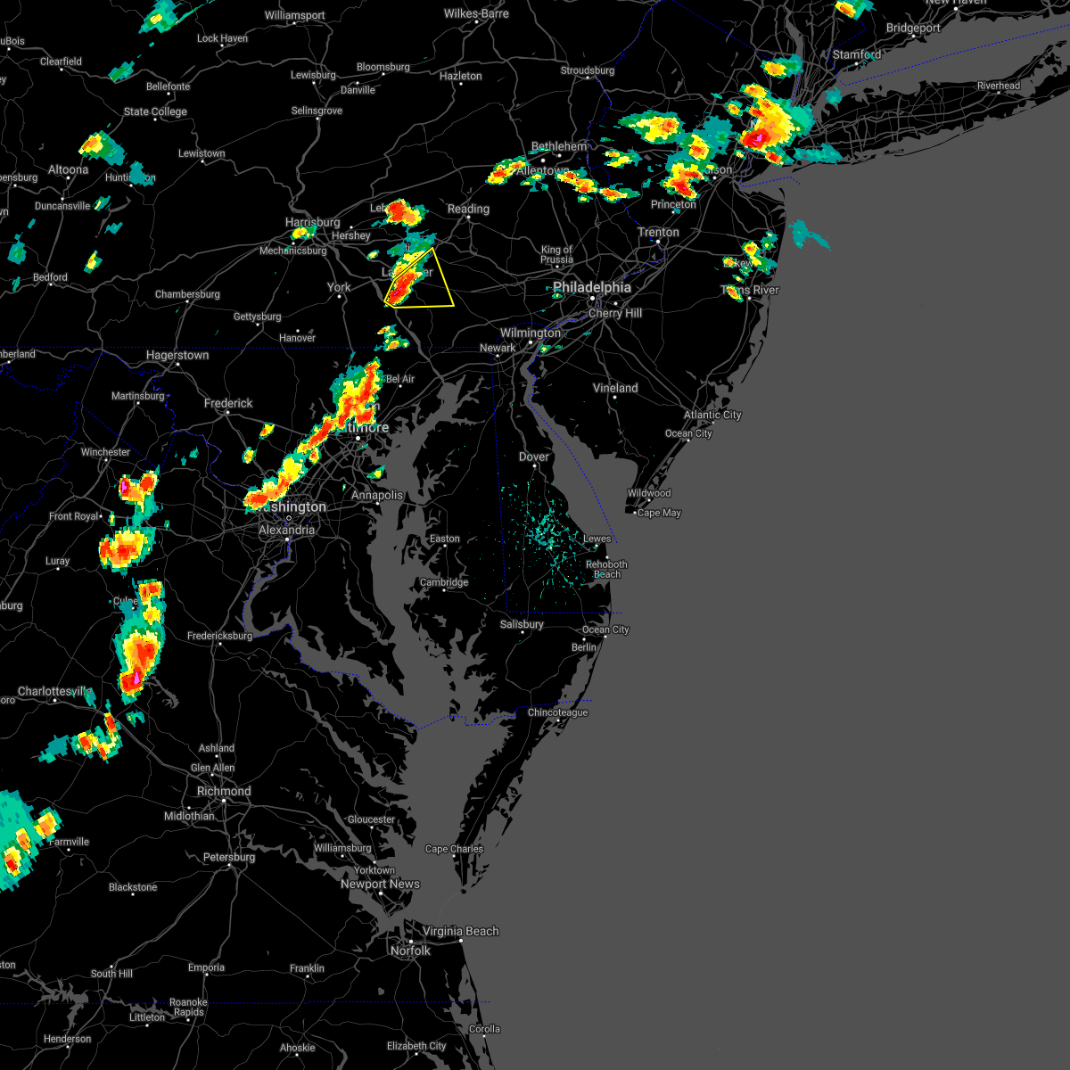 Interactive Hail Maps Hail Map for Leola, PA