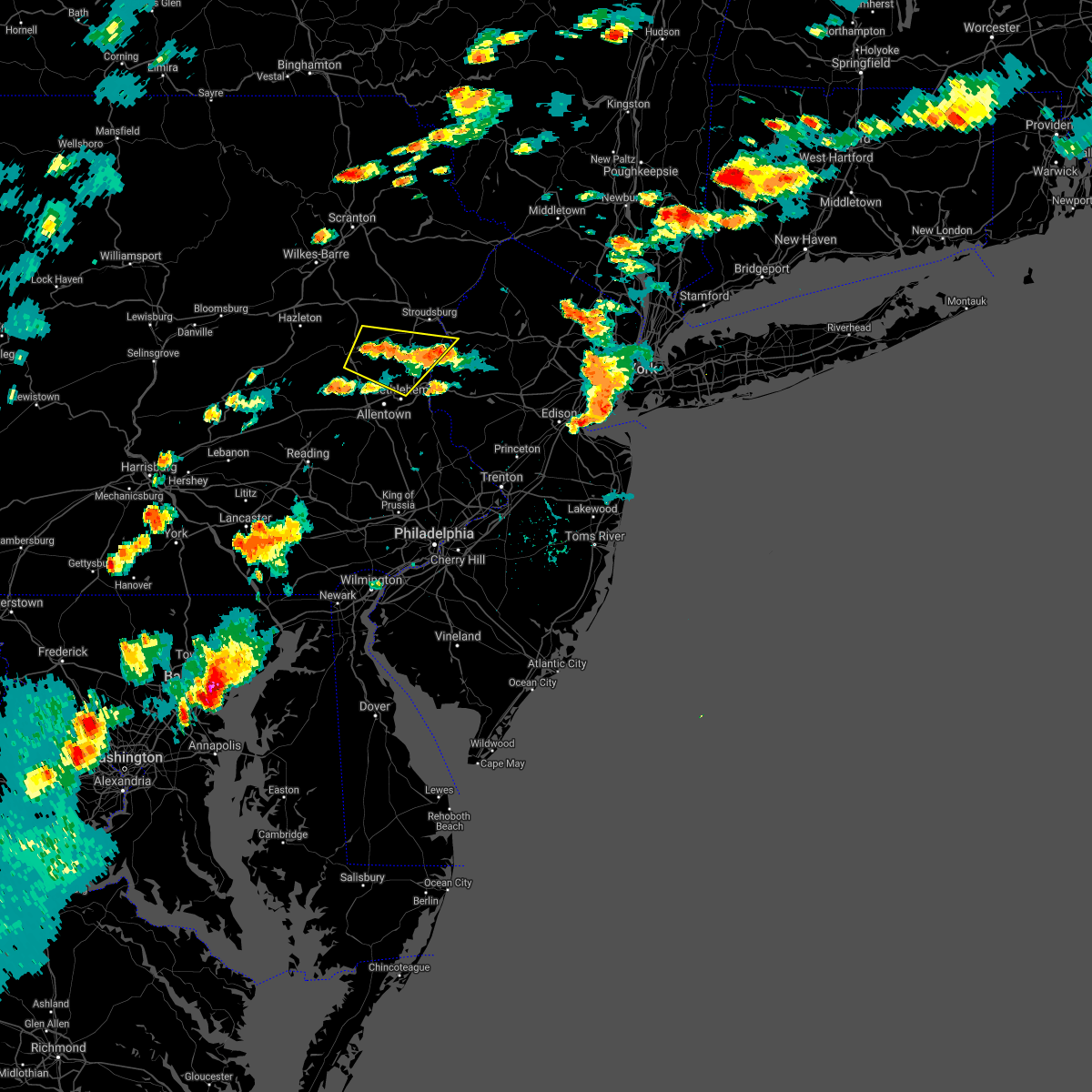 Interactive Hail Maps Hail Map for Northampton, PA