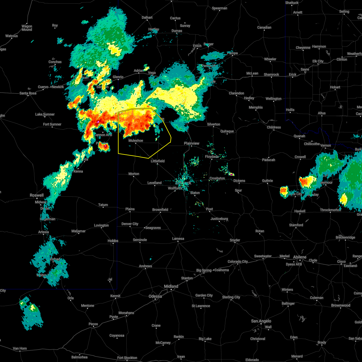 Hail Map for Dimmitt, TX Interactive Hail Maps