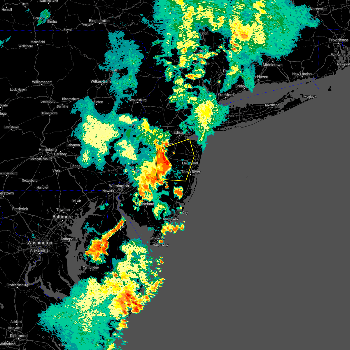 Interactive Hail Maps Hail Map for Matawan, NJ