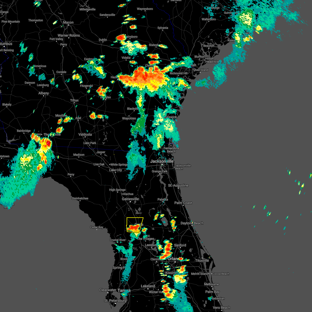 Interactive Hail Maps Hail Map for Reddick, FL