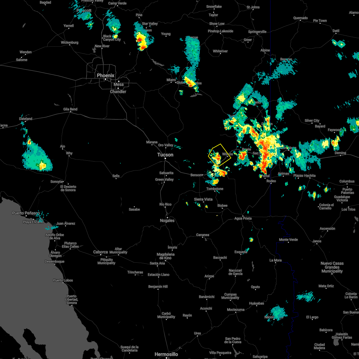 Interactive Hail Maps Hail Map for Willcox, AZ