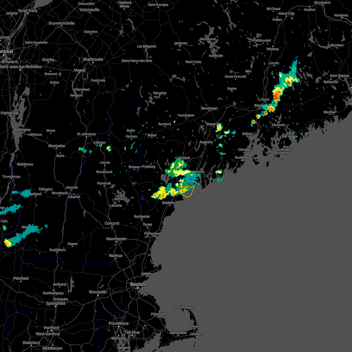 Interactive Hail Maps Hail Map for Falmouth, ME