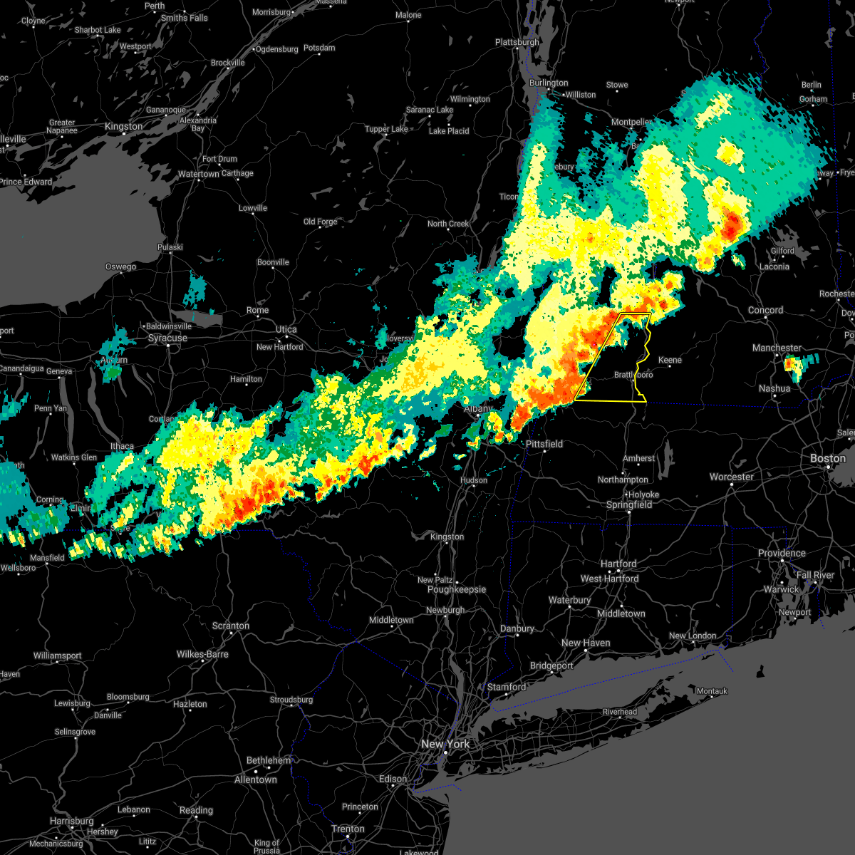 Interactive Hail Maps Hail Map for Westminster, VT