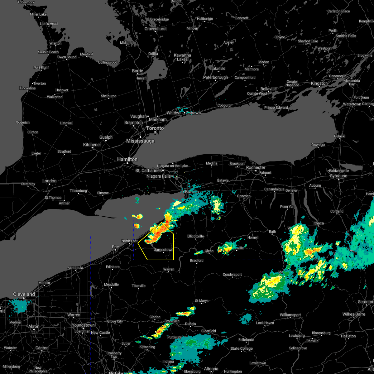 Interactive Hail Maps Hail Map for Jamestown, NY