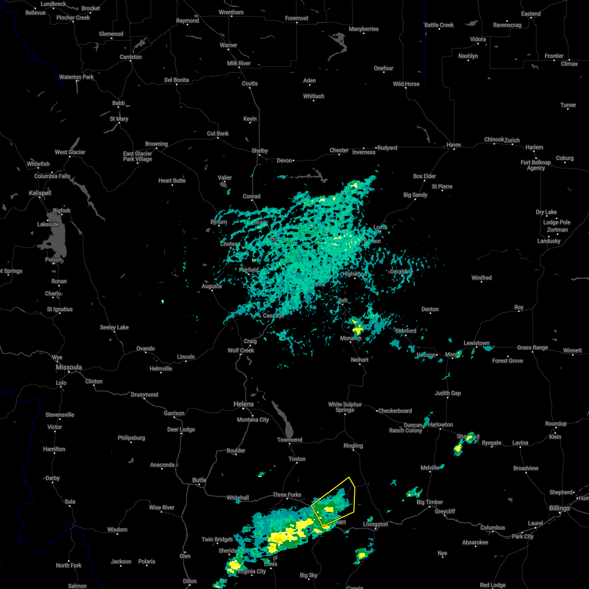 Bozeman Mt Weather Map Current Interactive Hail Maps Hail Map for Bozeman, MT