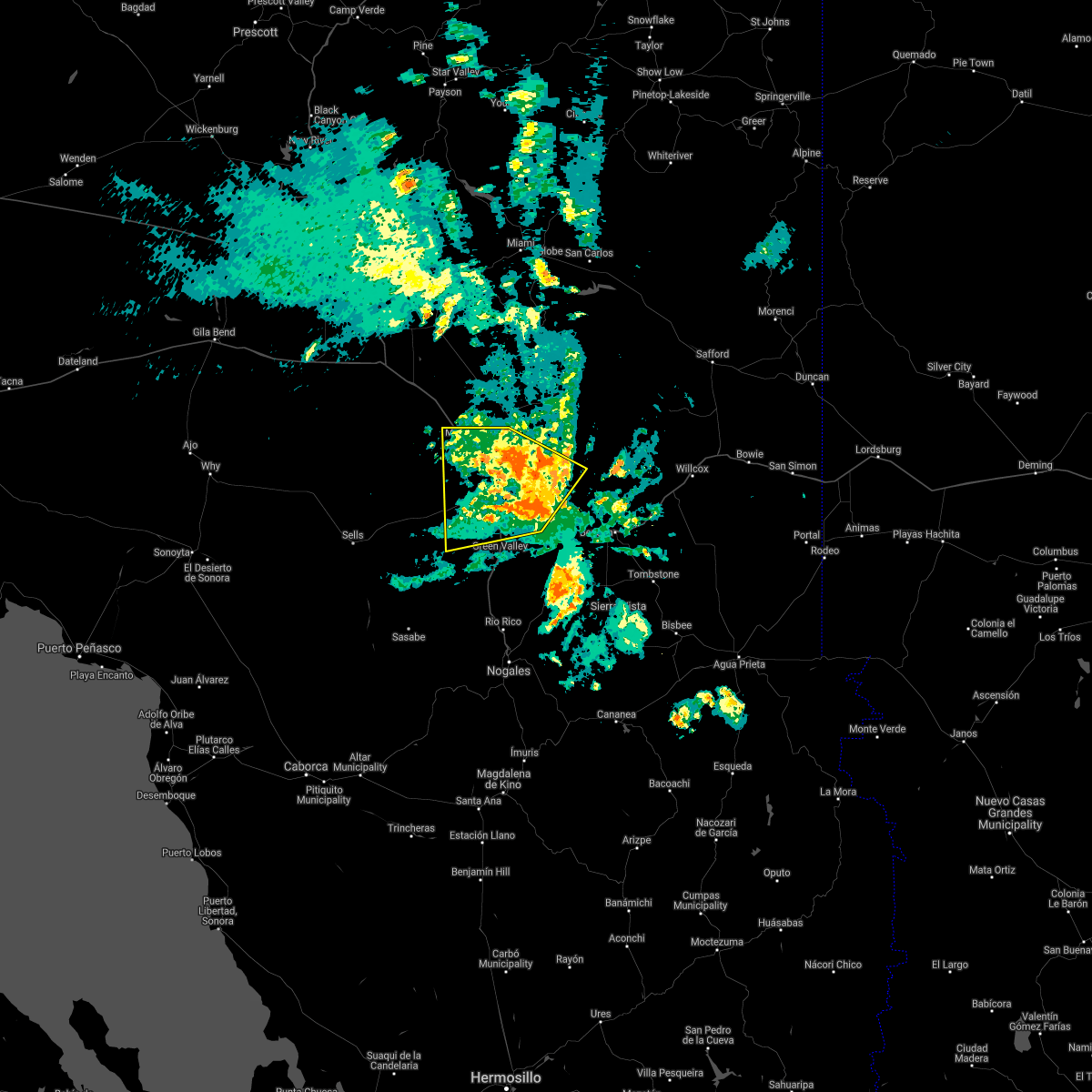 Interactive Hail Maps Hail Map for Willow Canyon, AZ