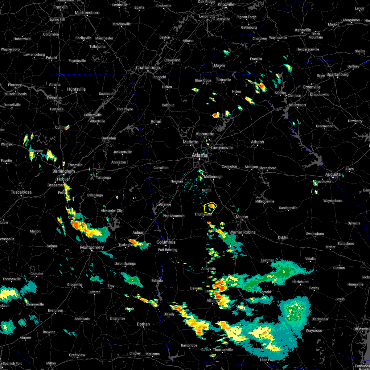 Interactive Hail Maps Hail Map for Milner, GA