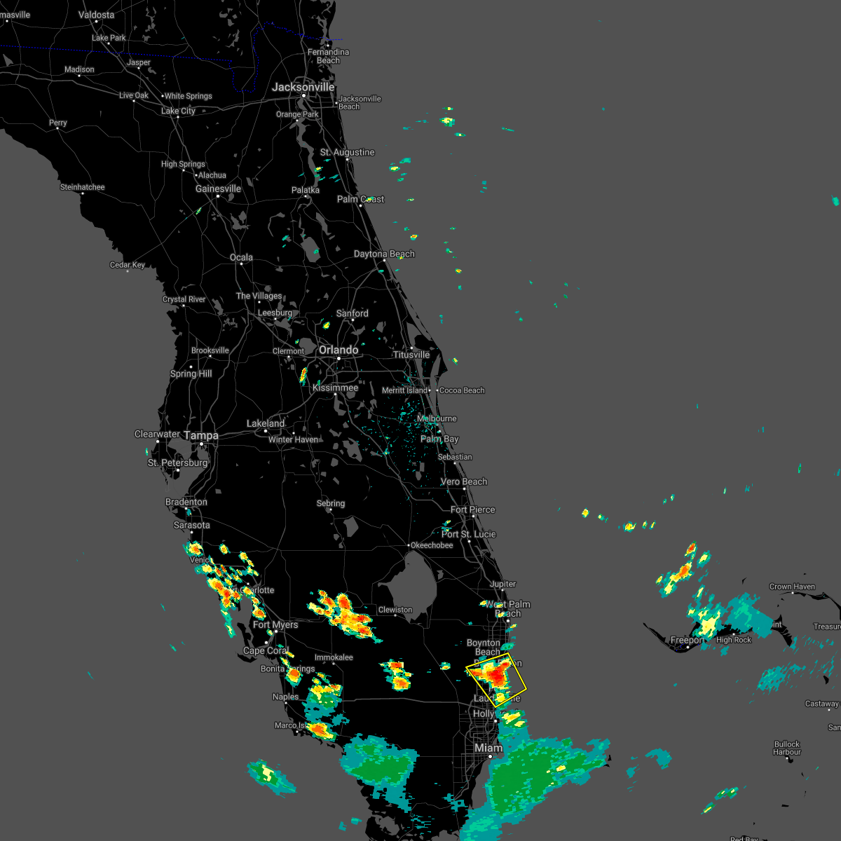 Interactive Hail Maps Hail Map for Margate, FL