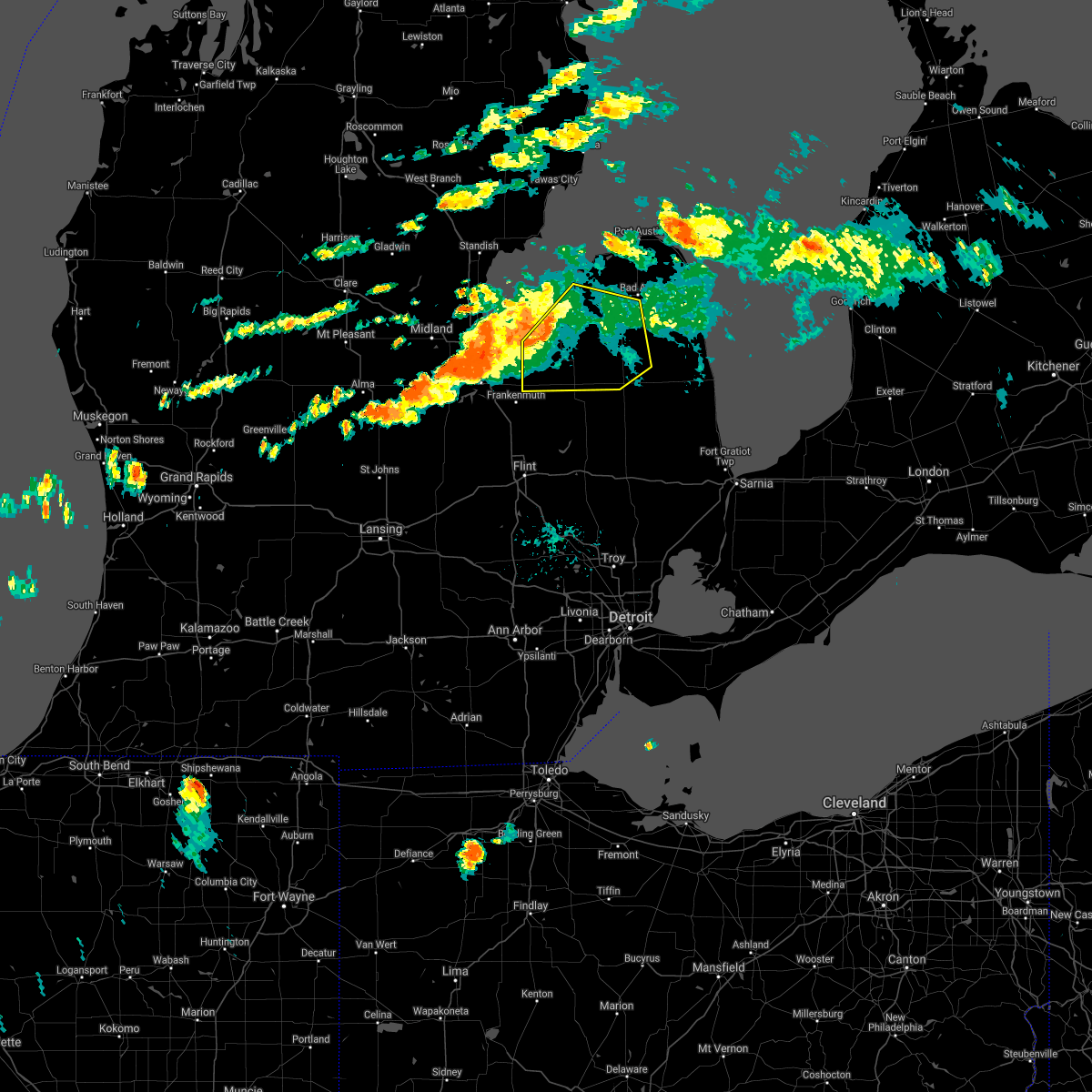 Interactive Hail Maps Hail Map for Cass City, MI