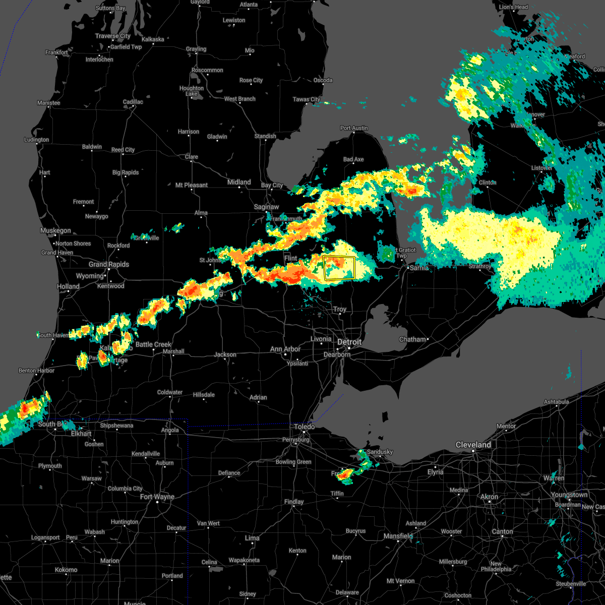 Interactive Hail Maps Hail Map for Almont, MI