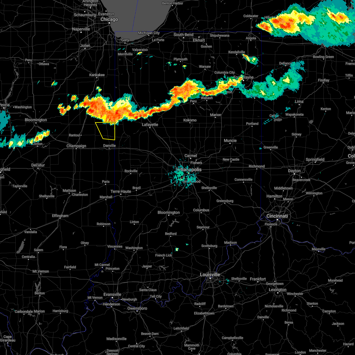 Interactive Hail Maps Hail Map for Hoopeston, IL