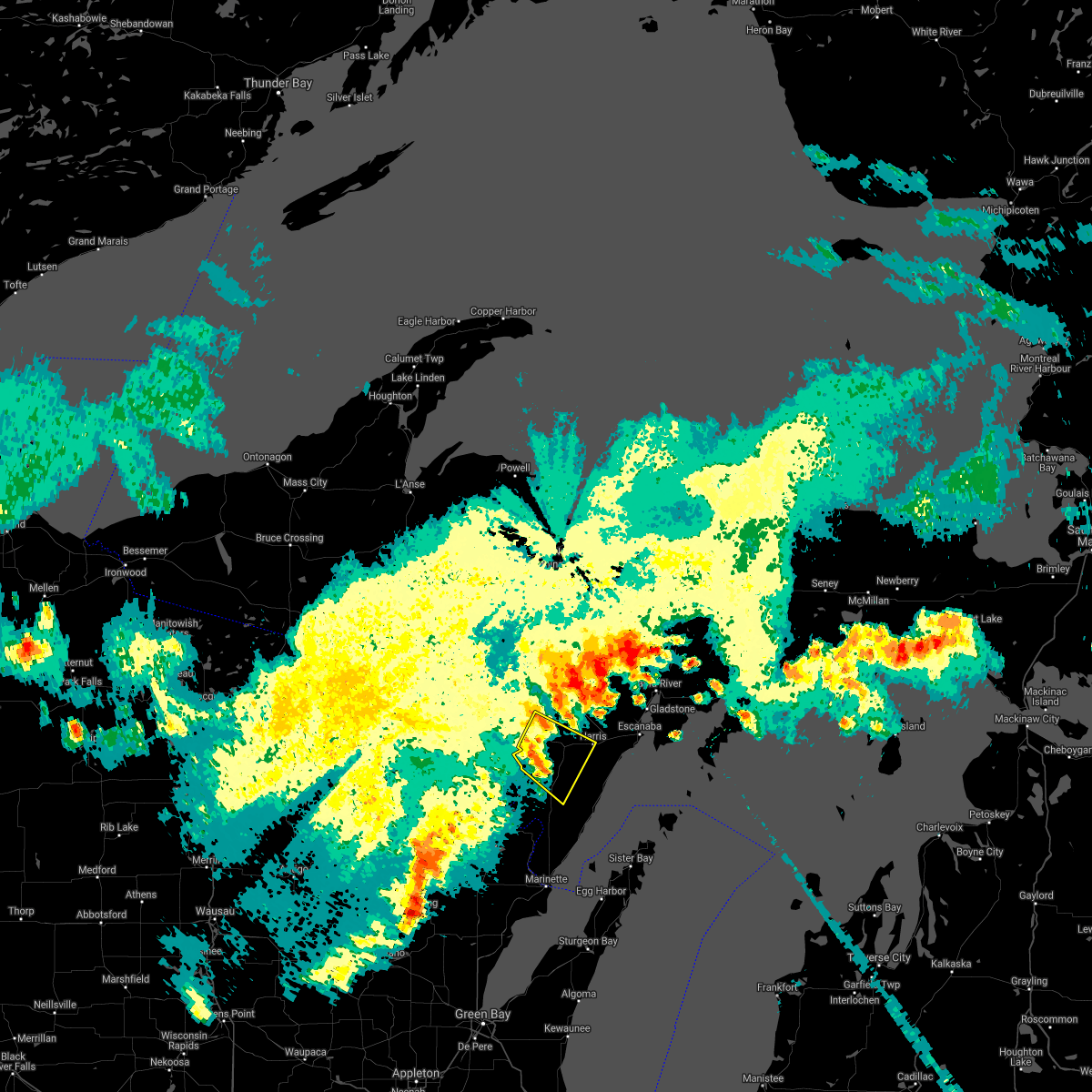 Interactive Hail Maps Hail Map for Carney, MI
