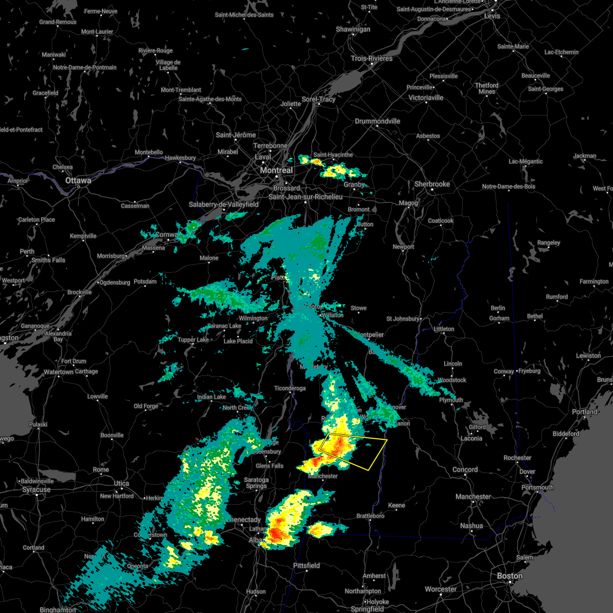 Interactive Hail Maps Hail Map for Chester, VT