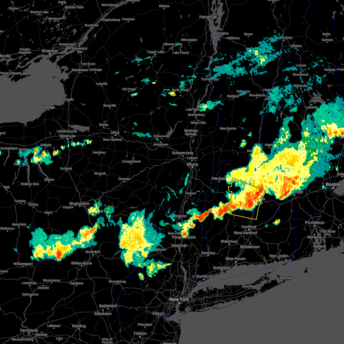 Interactive Hail Maps Hail Map for North Granby, CT