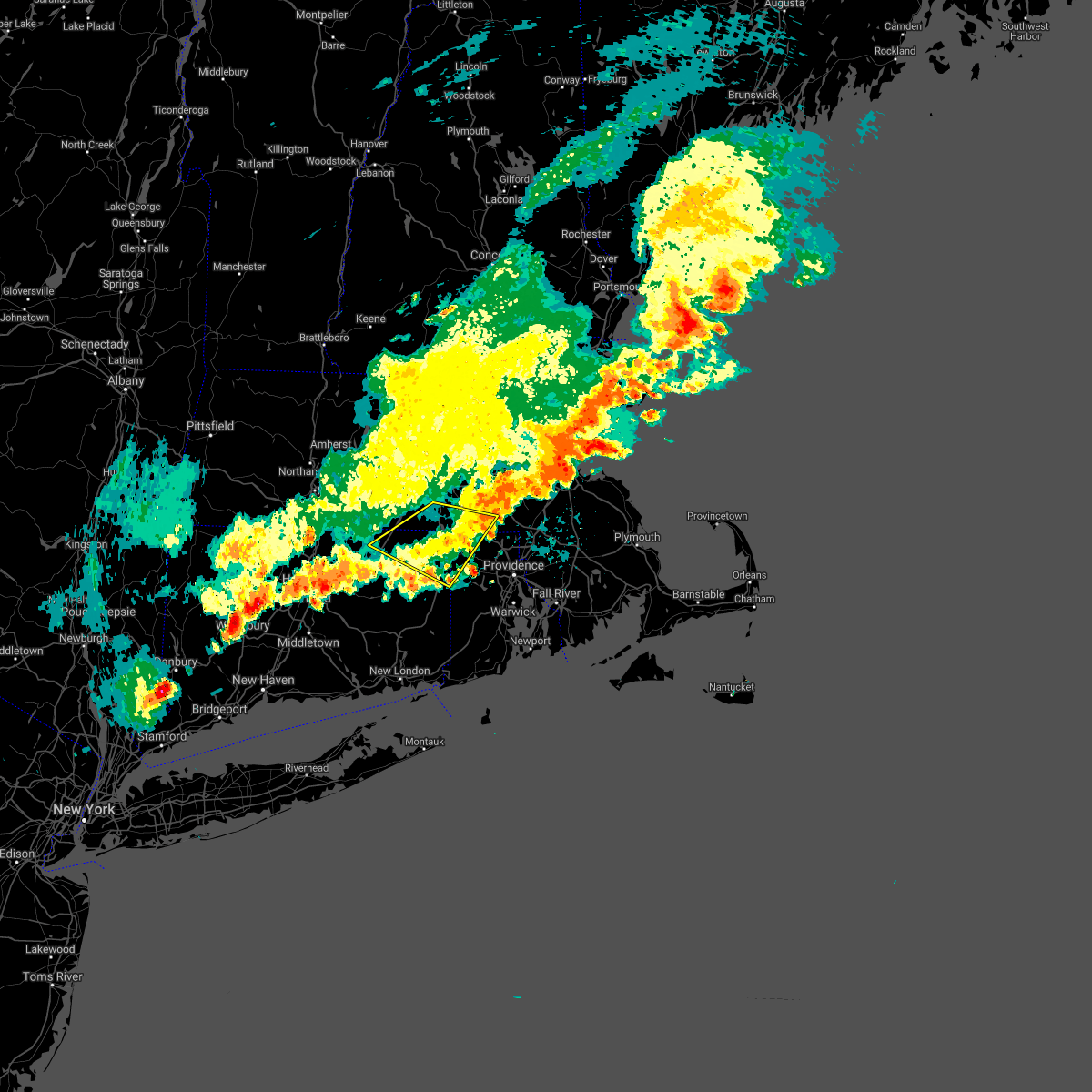 Interactive Hail Maps Hail Map for North Grosvenor Dale, CT