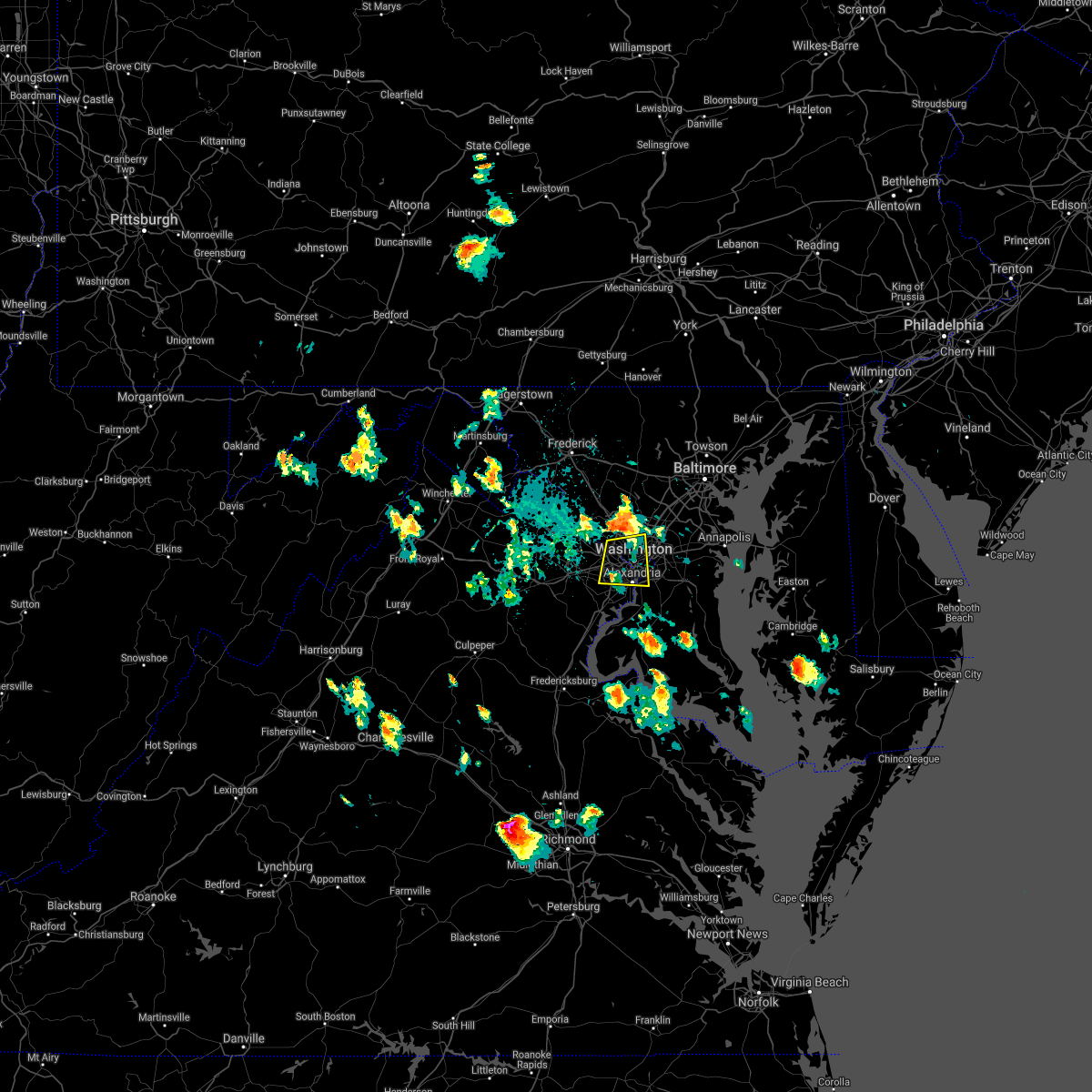 Interactive Hail Maps Hail Map for Alexandria, VA