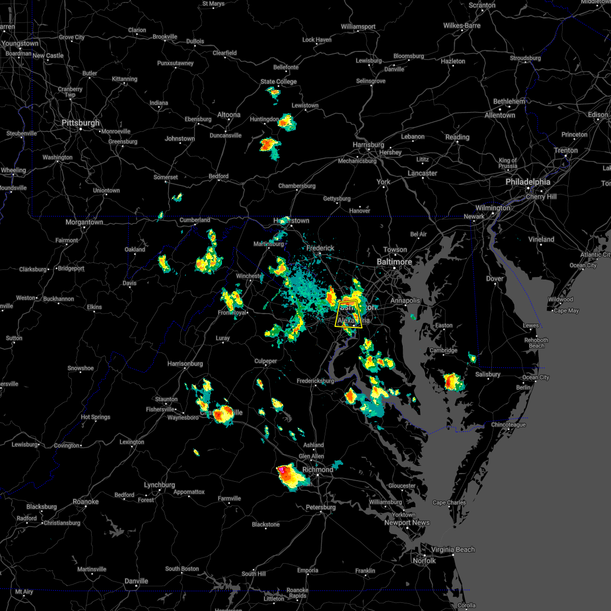 Interactive Hail Maps Hail Map for Alexandria, VA